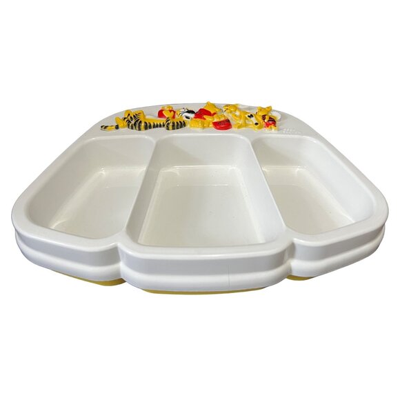 Disney Winnie the Pooh Vintage Heated Meal Tray with Suction Cute Characters Un - Picture 5 of 7